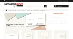 Desktop Screenshot of imprimerierapide.com